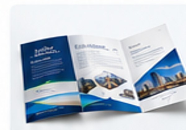Brochures printed product example